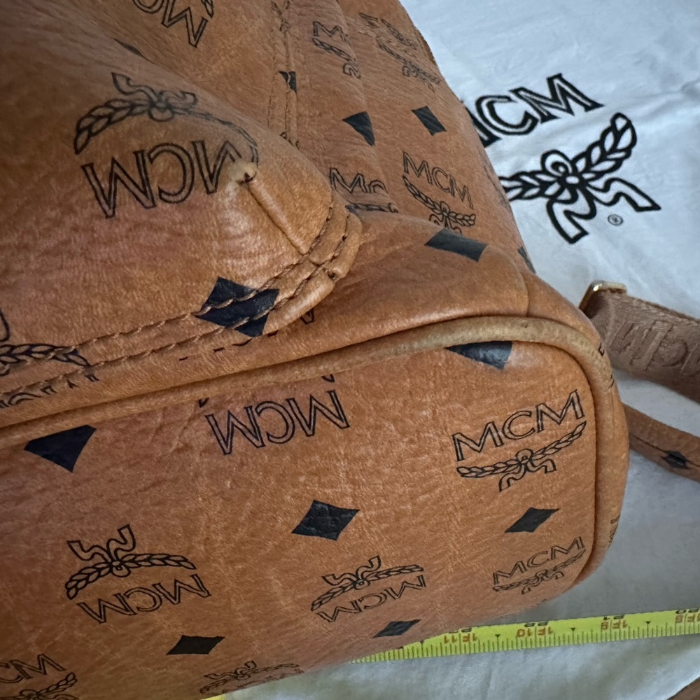 MCM Cognac Backpack With Dustbag - Picture 11 of 16